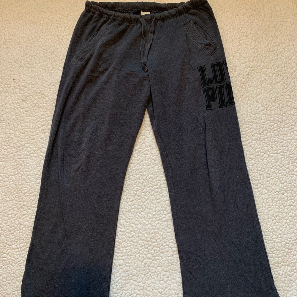 VS pink grey sweatpants